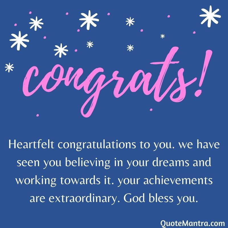 Congratulations Wishes