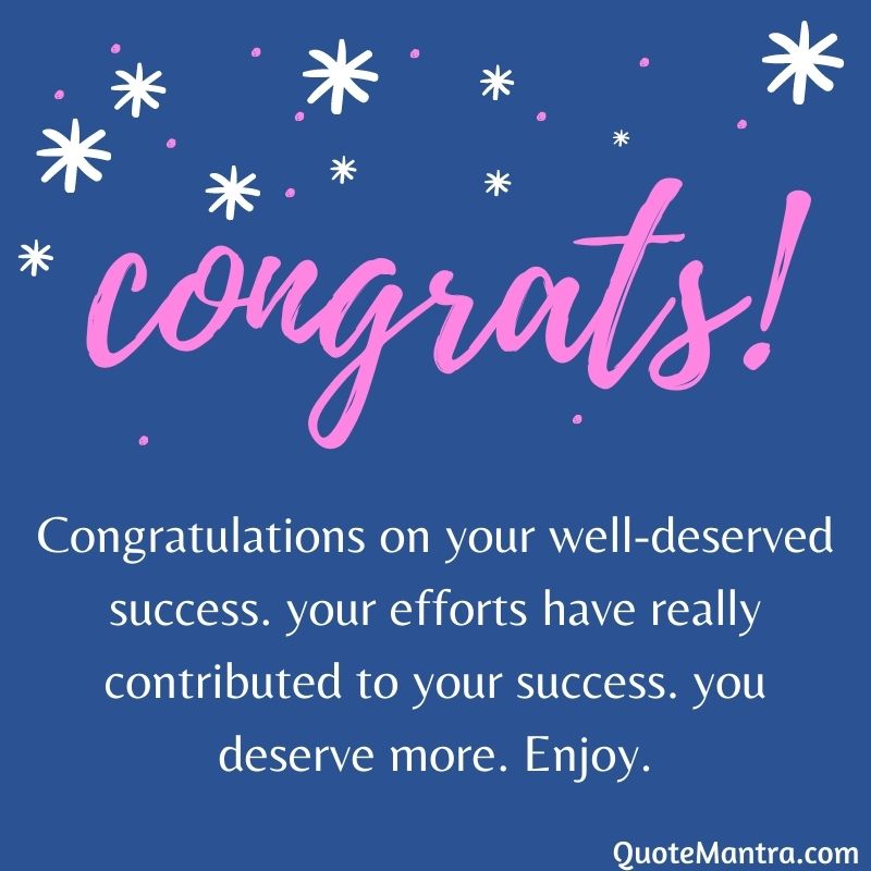 Congratulations Wishes