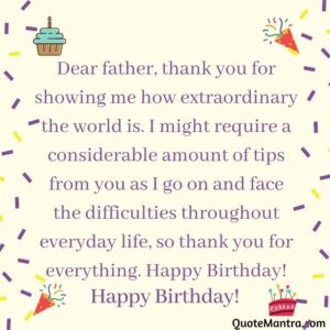 Happy Birthday Wishes for Father