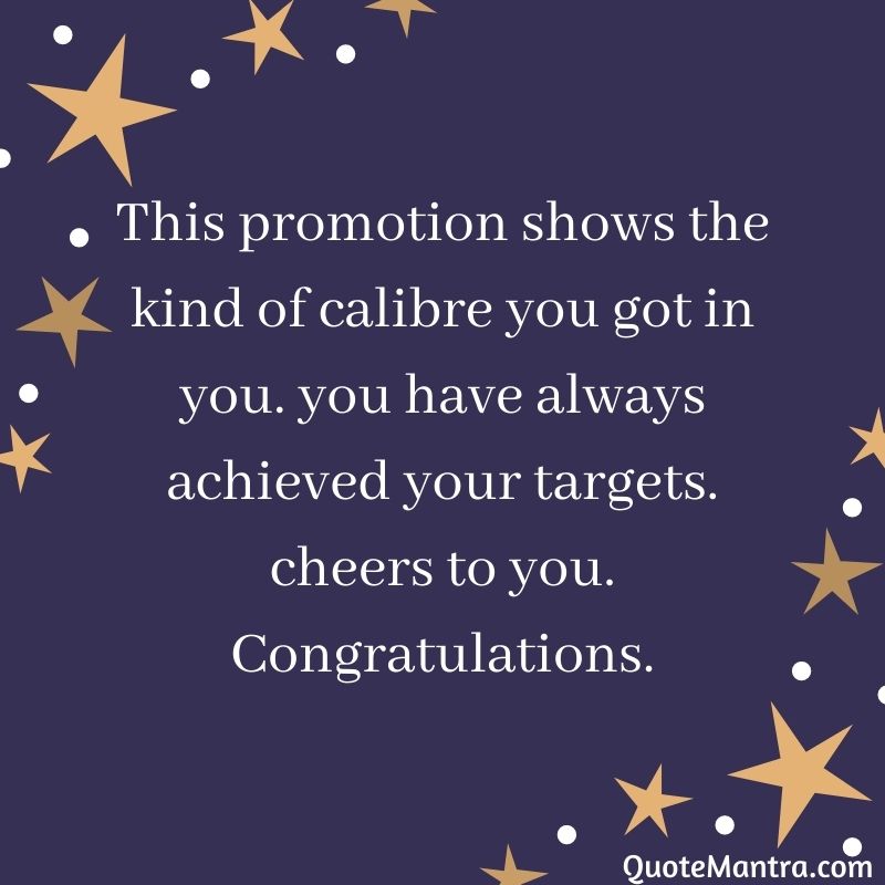 Promotion Wishes