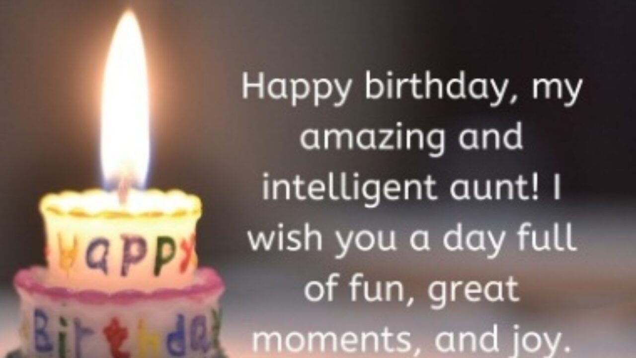 Happy Birthday Aunt - QuoteMantra