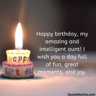 Birthday Wishes for aunt