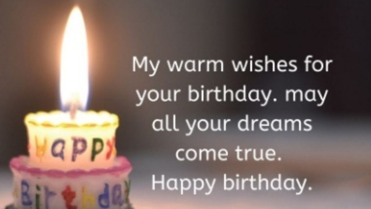 Simple Birthday Wishes - QuoteMantra