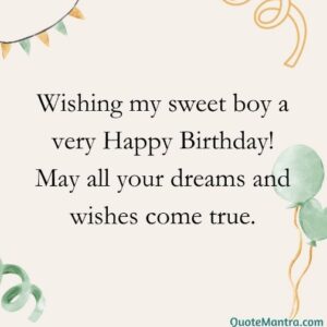 Birthday Wishes for Son