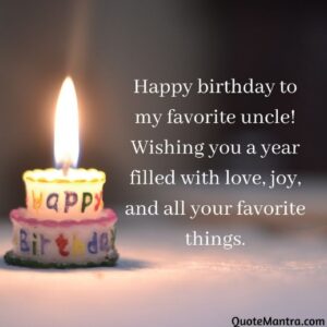 Birthday wishes for uncle