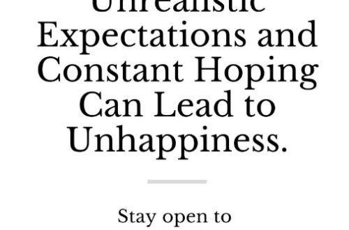 Expectations hope