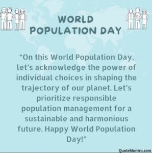 World Population Day Messages - QuoteMantra