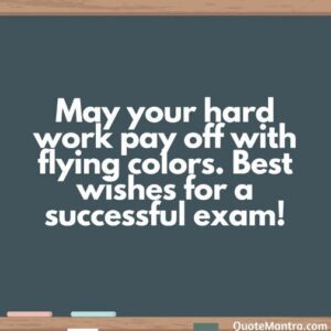 All the Best Wishes for the Exam