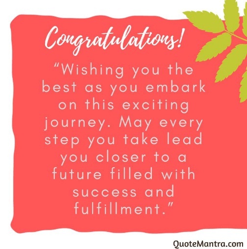 Success Best Wishes for the Future
