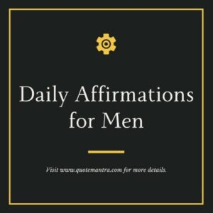 Daily Affirmations for Men