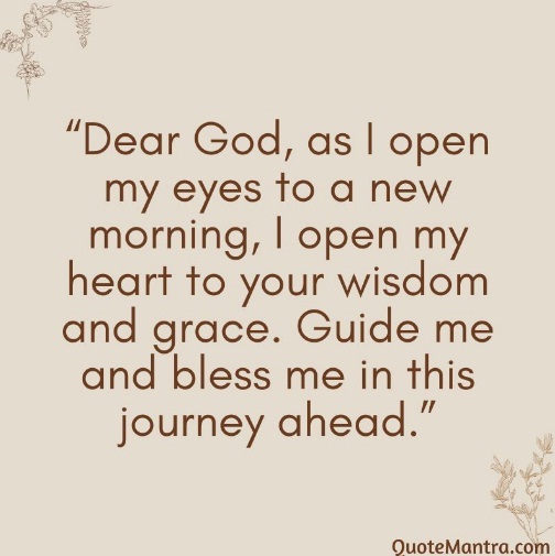 Good Morning Prayer Quotes