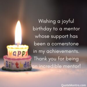 Happy Birthday Mentor