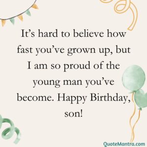 Birthday Wishes for Son