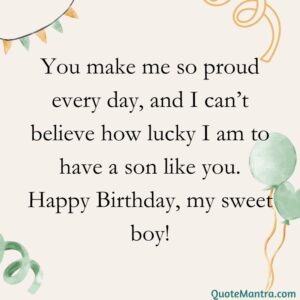 Birthday Wishes for Son