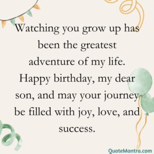 Birthday Wishes for Son