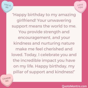 Emotional Heart Touching Birthday Wishes for Girlfriend
