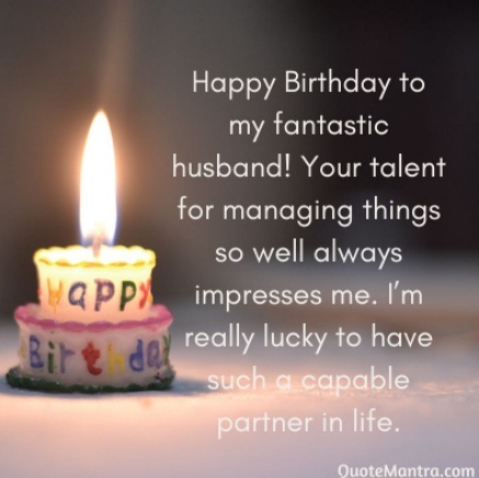 Happy Birthday Wishes for Husband