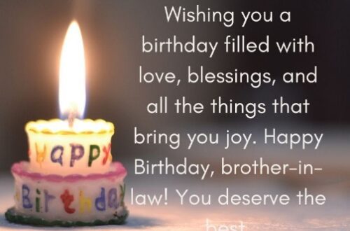 Birthday Wishes for Brother in law