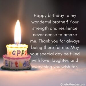 Birthday Wishes for Brother